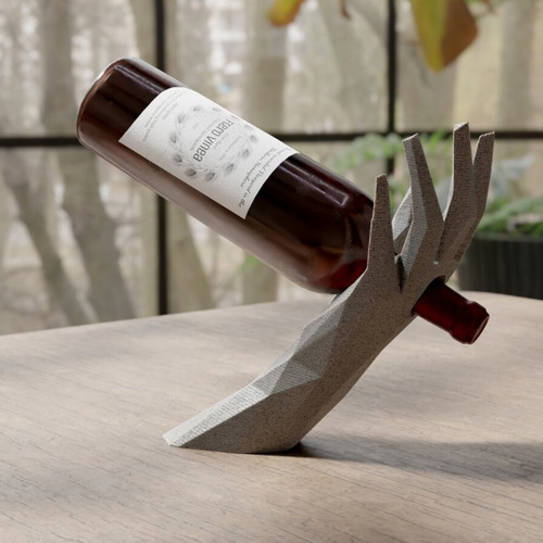 Floating Wine Bottle Holder new with modern design and optional NFC