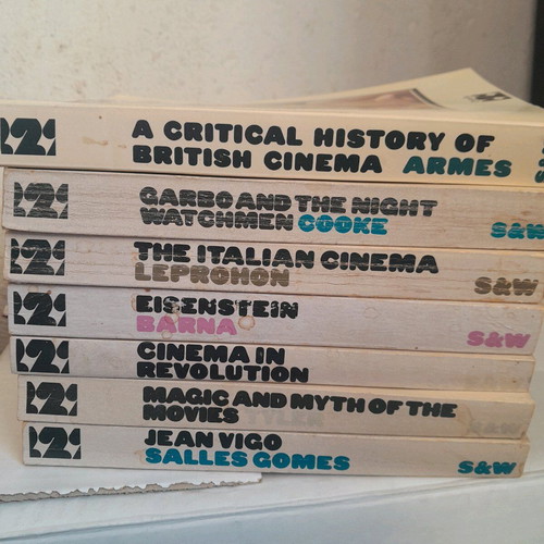 The Cinema Two Series 1970 collection used cinema books in English