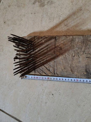 Antique wool comb tool restored