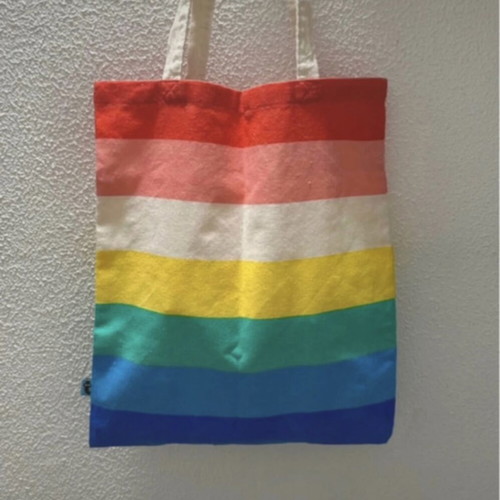 Shopping bag Flying Tiger cotton shoulder bag colorful