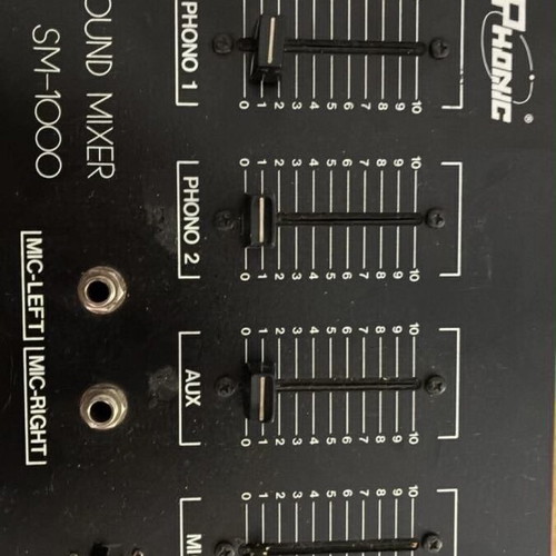 Phonic Sound Mixer SM-1000 used, analog, made in Taiwan