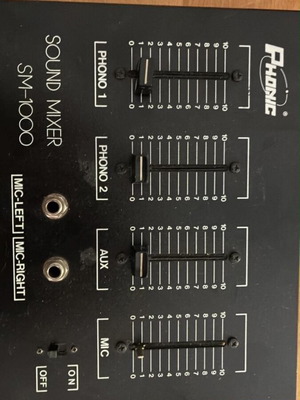 Phonic Sound Mixer SM-1000 μεταχειρισμένος, αναλογικός, κατασκευής Ταϊβάν