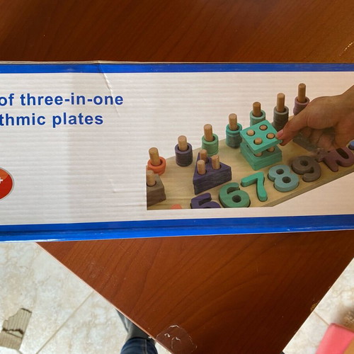 Inset toys numbers and shapes new, for children 2+ years