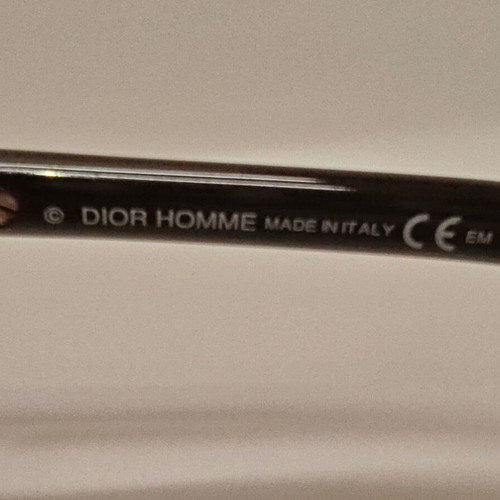 Dior Homme sunglasses, brown gradient lenses, brown and white frame