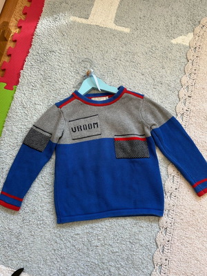 StellaMCcartney kids blouse size 4 like new, blue