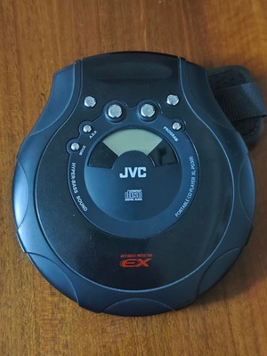 JVC XL-PG300 portable CD player used with Hyper-Bass and Anti-Shock
