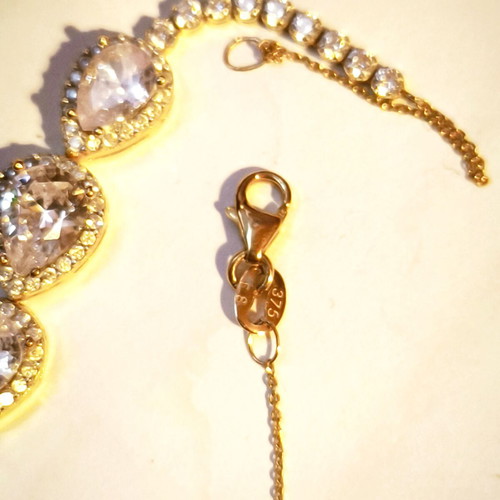 Gold bracelet 15 cm, 9k, 9 carat, nearly 4 grams, like new