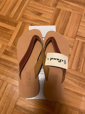 Sand Flip Flops New Size 39 Beige Brown