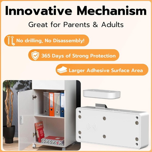 Smart Cabinet Lock with Hidden RFID and Bluetooth