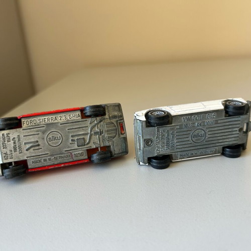 Siku toy cars used, made in Germany