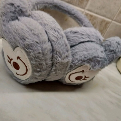 A.L.E. children's earmuffs gray like new for cold protection