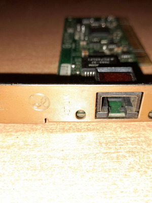 Intel Pro Network Card used