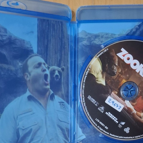 Zookeeper Blu-ray used with Greek subtitles, comedy