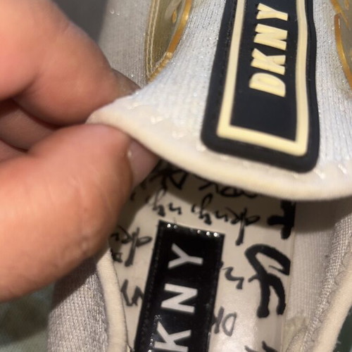 DKNY sneakers size 41, white with slight shine