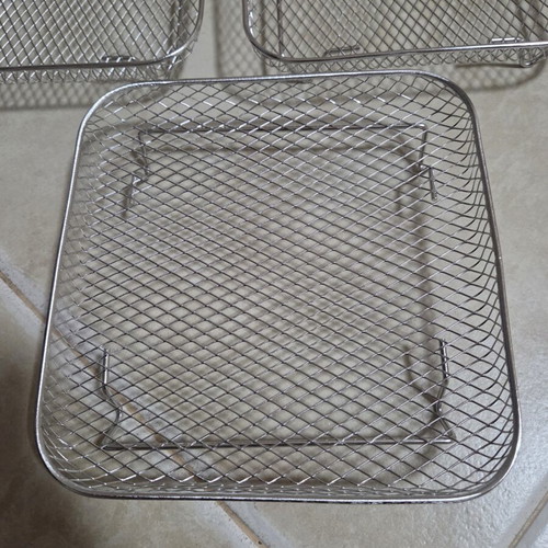 Stainless Steel Racks for Air Fryer 20×20cm Set of 3 New