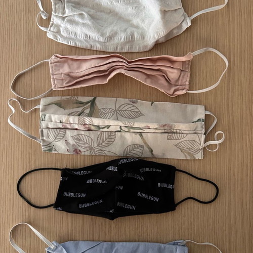 Fabric masks used handmade