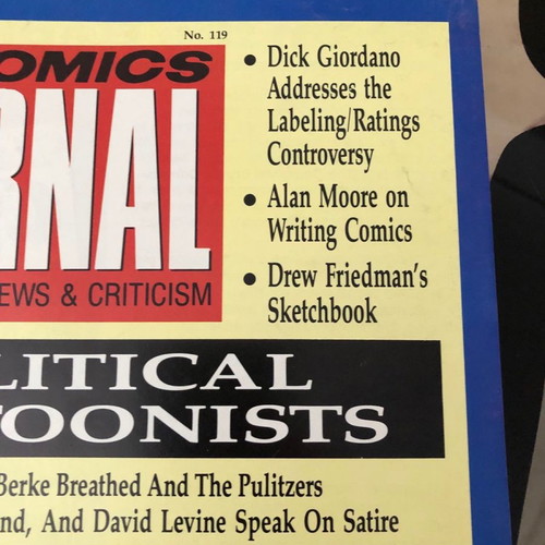 The Comics Journal Magazine 119 new