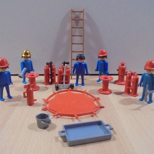 Playmobil 3491 Fire Brigade old incomplete set used from Lyra