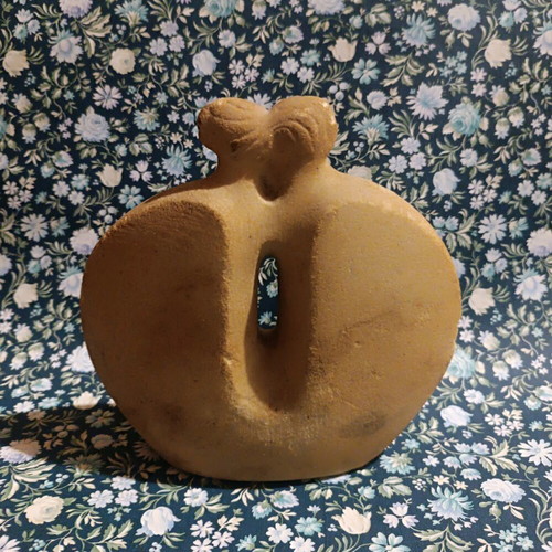 Vintage Marbell sculpture used, 1970s, artificial stone