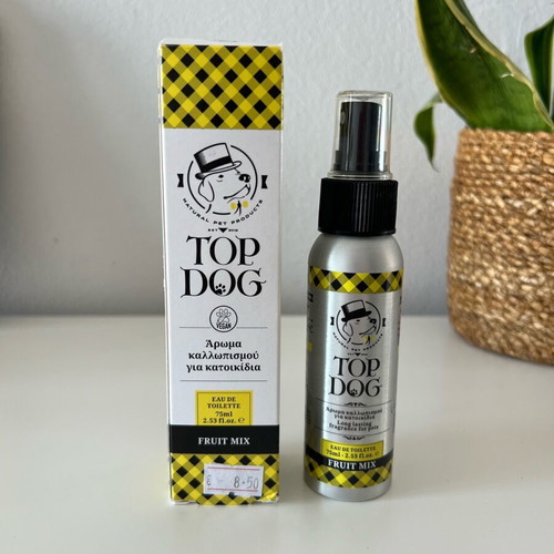 Top Dog Eau de Toilette 75ml fruit mix for pets new