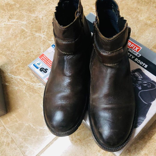 Canguro ankle boots used, size 43, brown leather