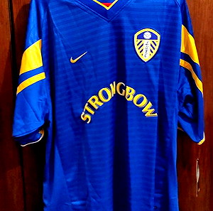 Leeds United εμφάνιση 2002-2003 μπλε με τα ταμπελάκια της μέγεθος XL