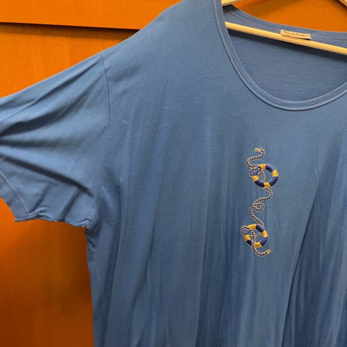 Blue blouse used, plus size XXXL