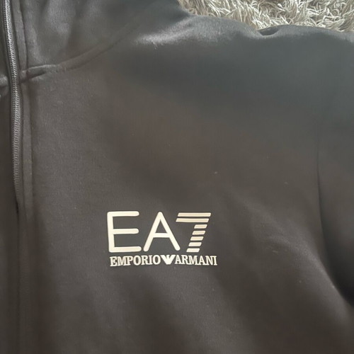 EA7 men's jacket Emporio Armani small like new, black and white