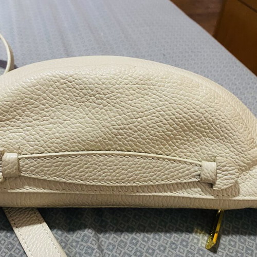Guy Laroche belt bag new, beige leather