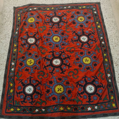 Suzani from Uzbekistan new, folk art, dimensions 133×110