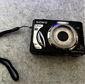 Sony Cyber-shot DSC-W17 7.2MP Digital Camera - Black