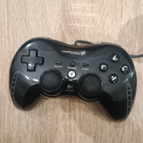 Set of 3 gaming controllers including Logitech and Hama