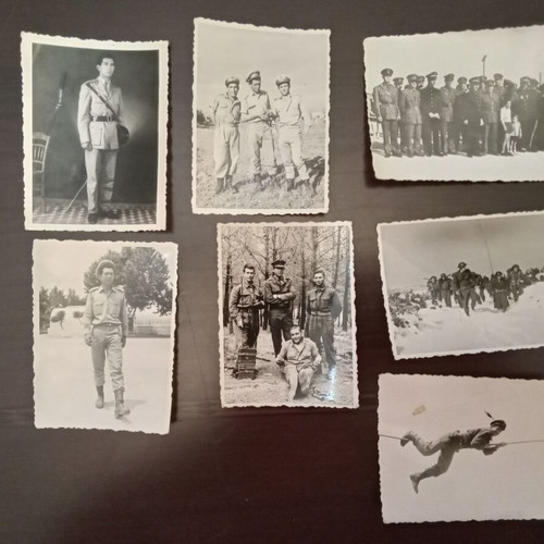 Old military training photos LOK 1961, used, set of 7