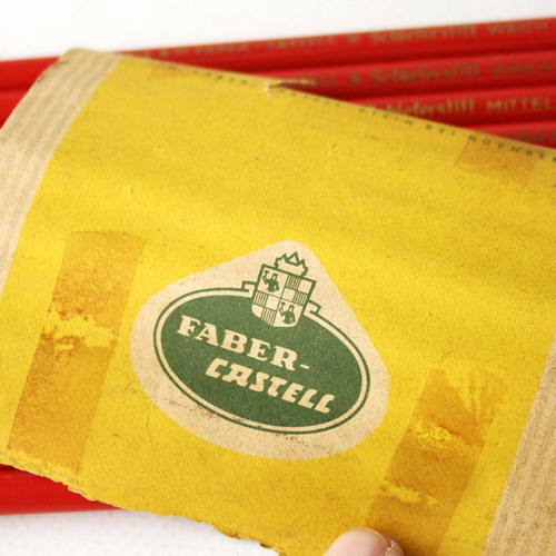 Vintage μολύβια A.W. Faber Castell Schieferstift Weich πακέτο 12 καινούργια