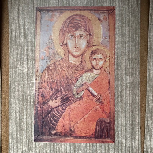 Religious images on cardboard like new, pack of 5