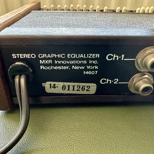 Vintage MXR Stereo Graphic Equalizer Model 114 used