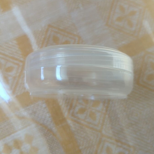 Plastic transparent jars 100ml new, pack of 100 made of polypropylene