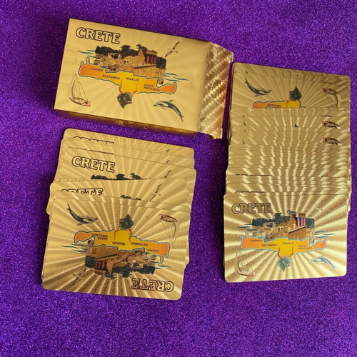 Golden Crete Playing Cards like new