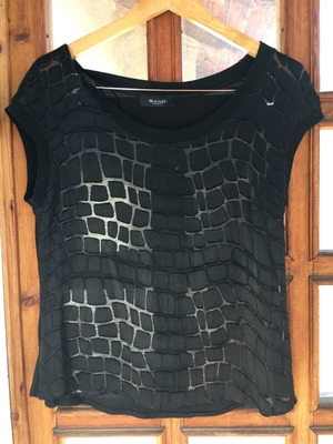 Top Sand Copenhagen with pattern, like new, size M, black