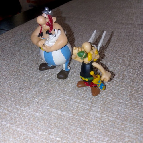 Asterix & Obelix collectible figures Plastoy 1997 like new