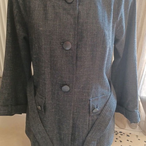 Gerald Darel women's jacket used, dark gray, size 38 - S-M