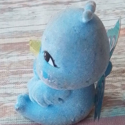 Velvet figure Enchantimals charming peacock used
