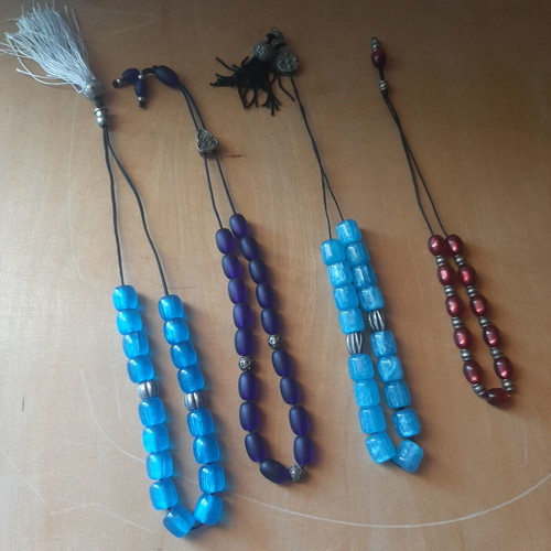 Vintage worry beads used, pack of 4