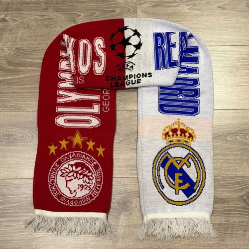Olympiacos - Real Madrid Champions League scarf new, authentic