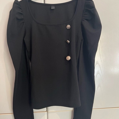 SHEIN women's blouse size M, like new, black