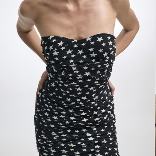 Nadia Rapti dress new, size S, black and white