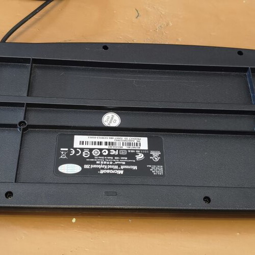 Microsoft Wired Keyboard 200 used, bilingual Greek and English