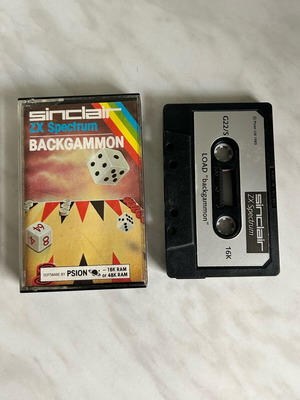 Spectrum Backgammon cassette used in good condition