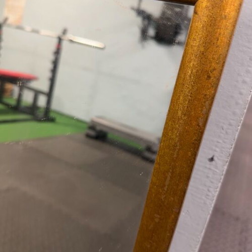 Mirror frame used, dimensions 84.5 x 64, gold color frame