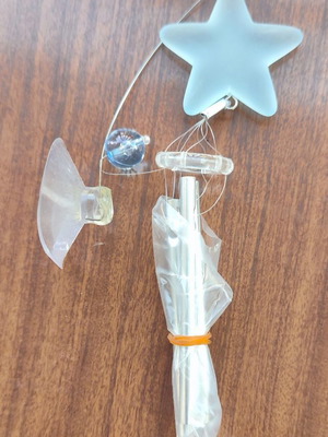 Κρεμαστό διακοσμητικό αστέρι καινούργιο, σετ 2 τεμαχίων